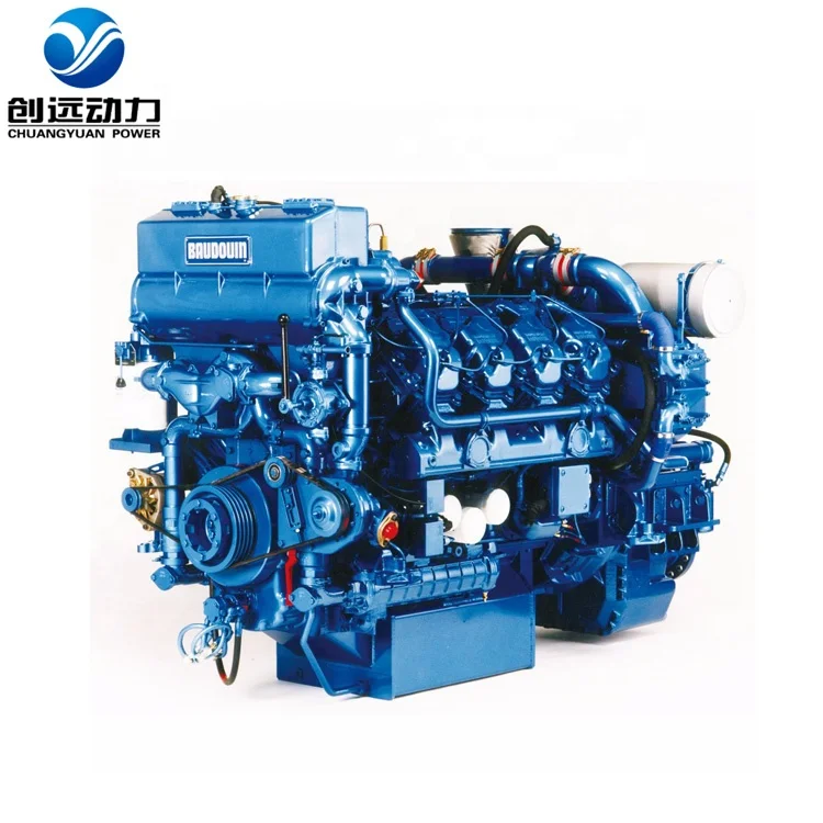 Zd30 190hp 9 cylinders air started system heat exchanger jichai small wp4 boat marine engine
