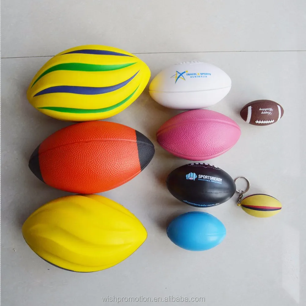 rugby stress ball pu rugby ball pu soft toy