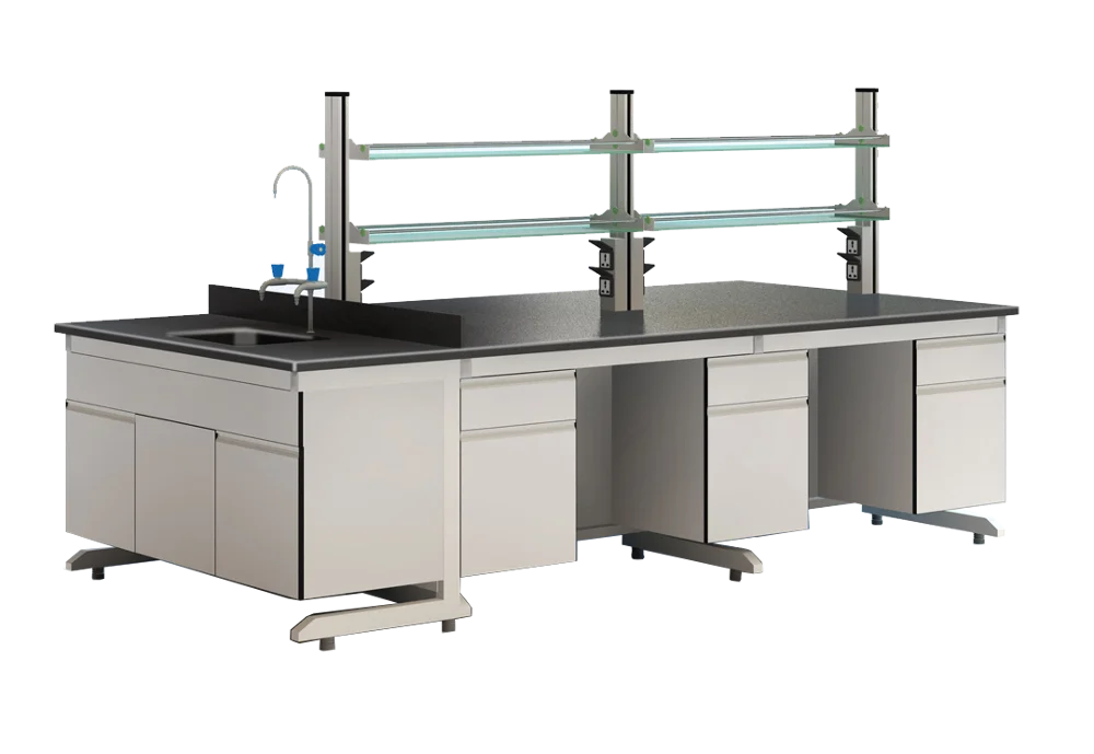 
Commercial Biochemistry Laboratory Furniture,Metal Laboratory PP Central laboratory workbench 