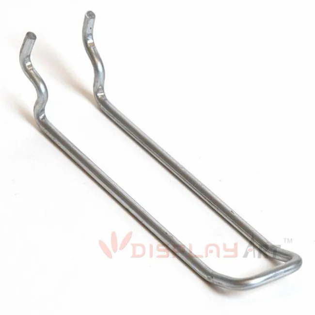 metal wire double pegboard mesh euro hook