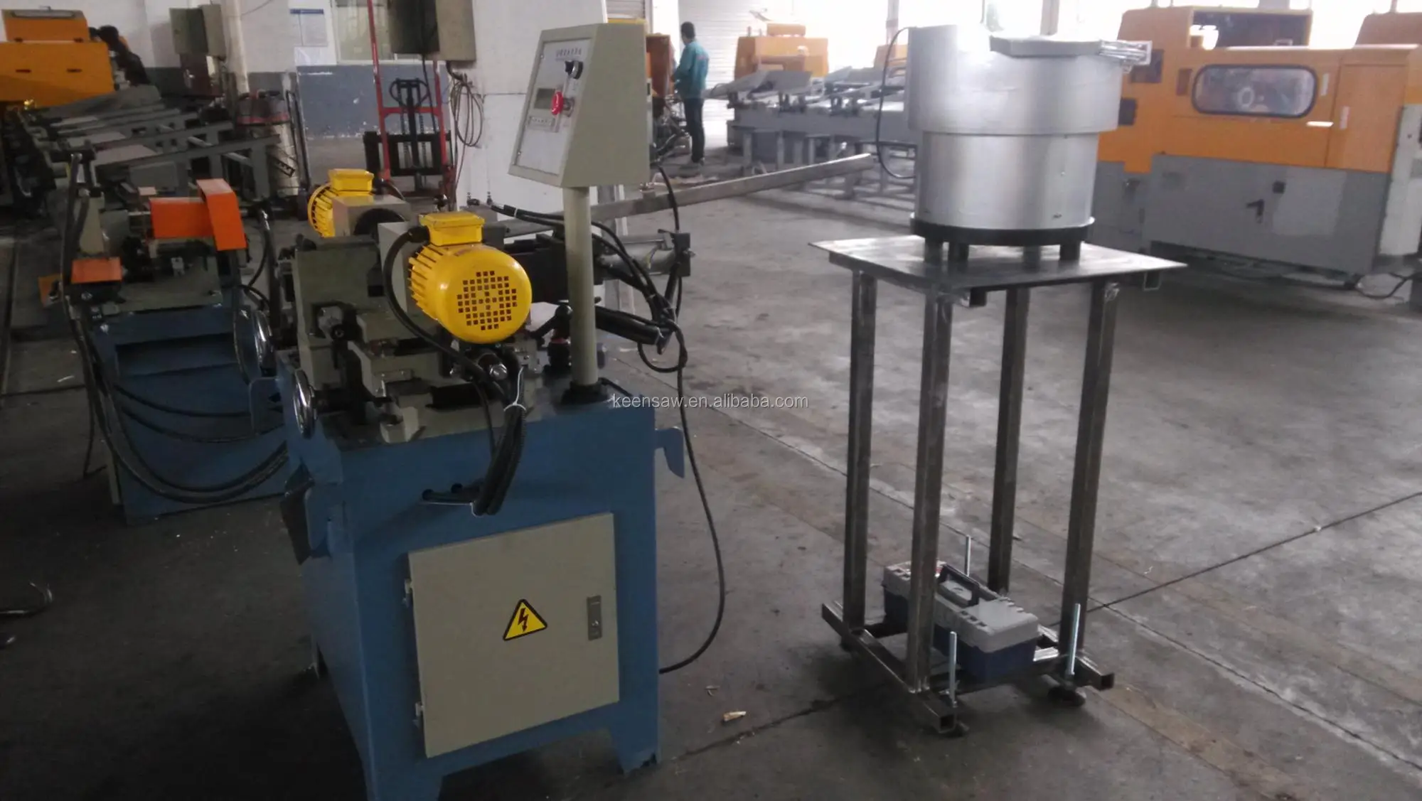 facing and chamfering machine pneumatic pipe beveling machine automatic deburring machine KCM-30ST