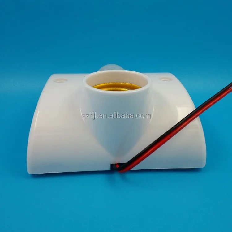 Manufacturer high quality AC90-150V pir sensor motion switch e27 human body induction lamp holder 86mm LED energy conservation