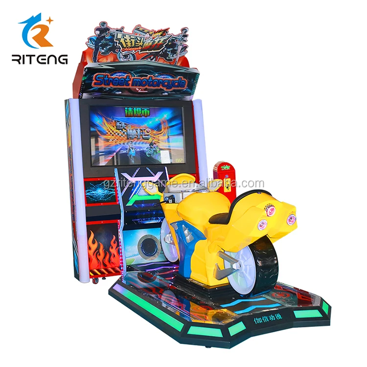 Riteng Coin Operated Arcade Game Machine Motorcycle Moto gp Simulator Arcade Video Racing Car Game Machine