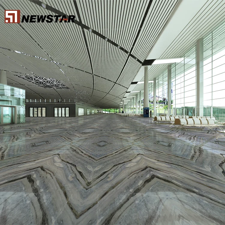 
Newstar China Blue River Blue Danube Marble Jade Slabs Blue marble slab 