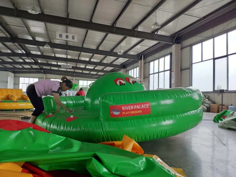 Inflatable Disco Boat Water Toy, Inflatable Water Spinner Gyro, Disco Boat Tube