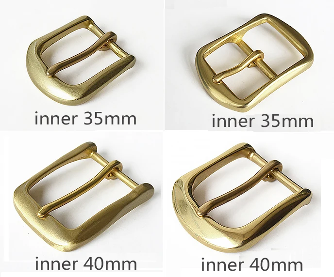 wholesale 35mm,40mm solid brass single prong pin buckles,pin belt buckles