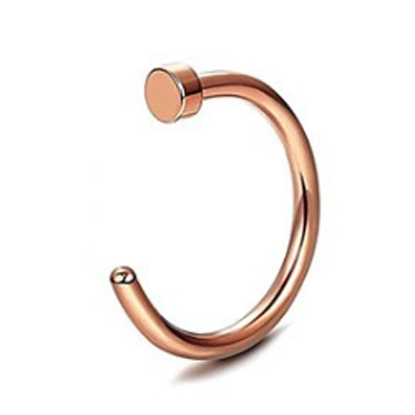 Быстрая отправка Wish Ebay 316L стальное уникальное кольцо для носа с шпилькой