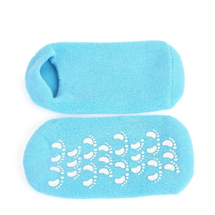 Colorful Foot Spa Gel Socks Moisturizing Spa Socks for Dry Feet