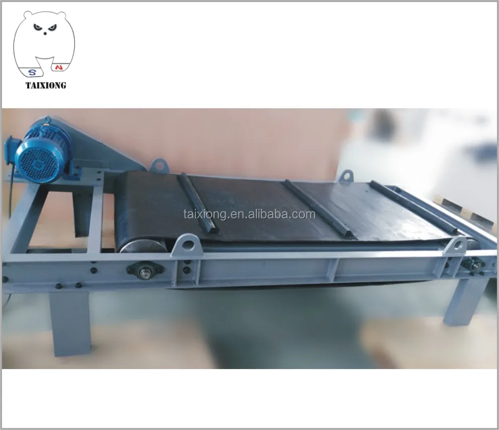 Belt Width 800mm Self Cleaning Conveyor Belt Magnetic Separator For Iron Sorting