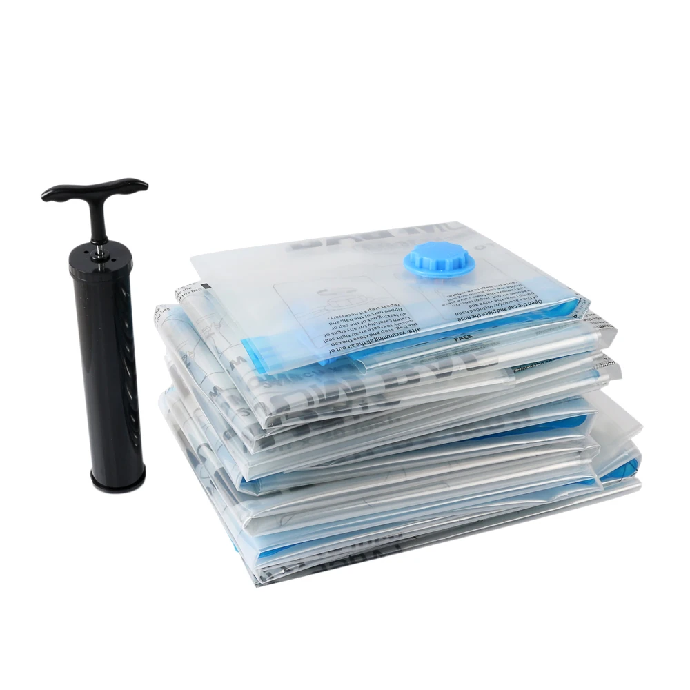 Colorful vacuum compressed bag for clothes