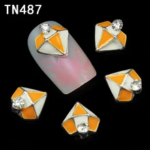 10pc Glitter Diamond Shape Rhinestones 3d Nail Art Decorations Alloy Nail Sticker Charms Jewelry for Nail