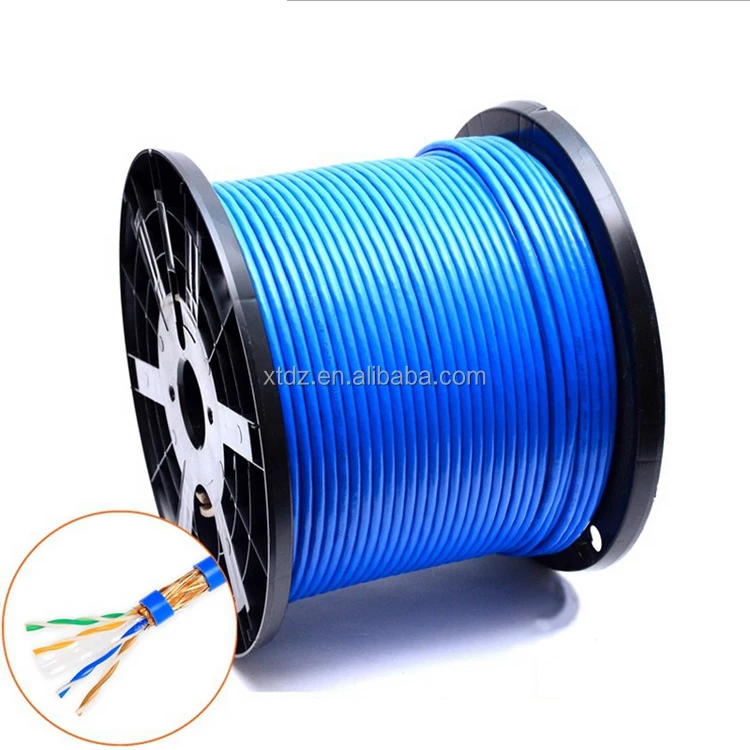 Cat6 Network jumper STP or UTP six double shielded cable oxygen free copper shield six types of cable