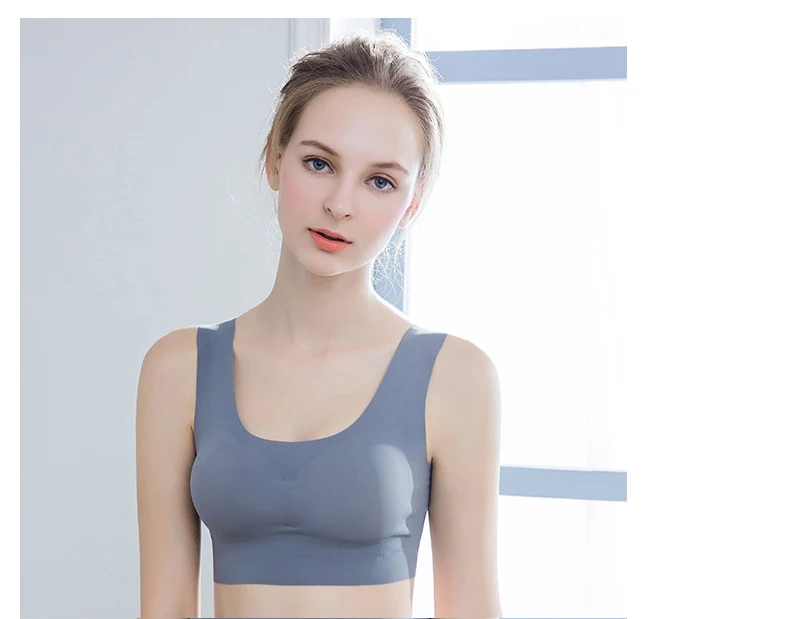 
Deep U-shaped seamless bra vest high quality sleep underwear seamless tube bra 