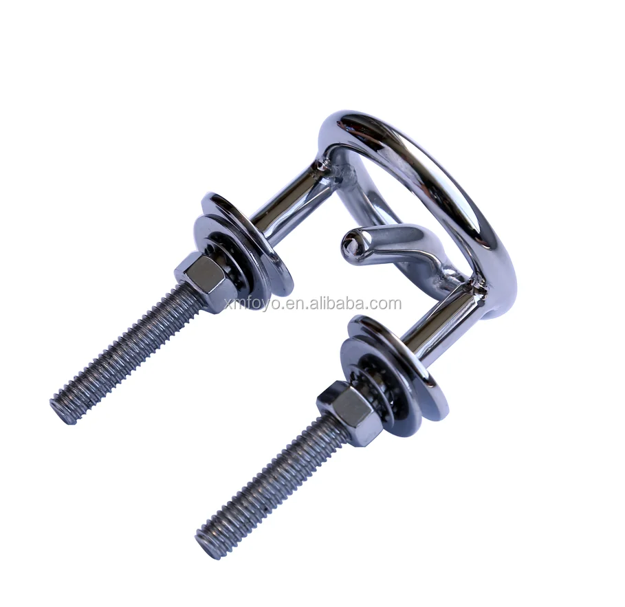 Boat Marine Stainless Steel Transom Mount Water Ski Tow Hook Ring