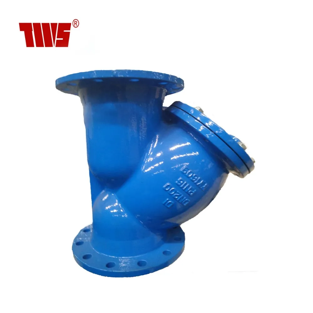 4 inch DN100 PN10 GG25 Cast Iron Water Valve of China Factory Flanged Type Y Strainer