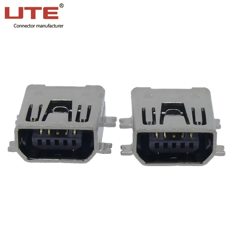 USB 2.0 USB 3.0 TYPE C 5P Female SMT AB Type MINI USB Connector