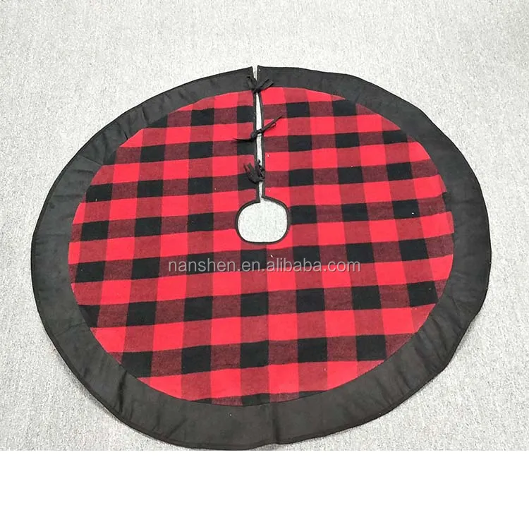 
Gireshome Grey Buffalo Check Plaid with Sherpa Cuff Decoration Christmas Stocking Xmas Tree Decor Festival Party Ornament 