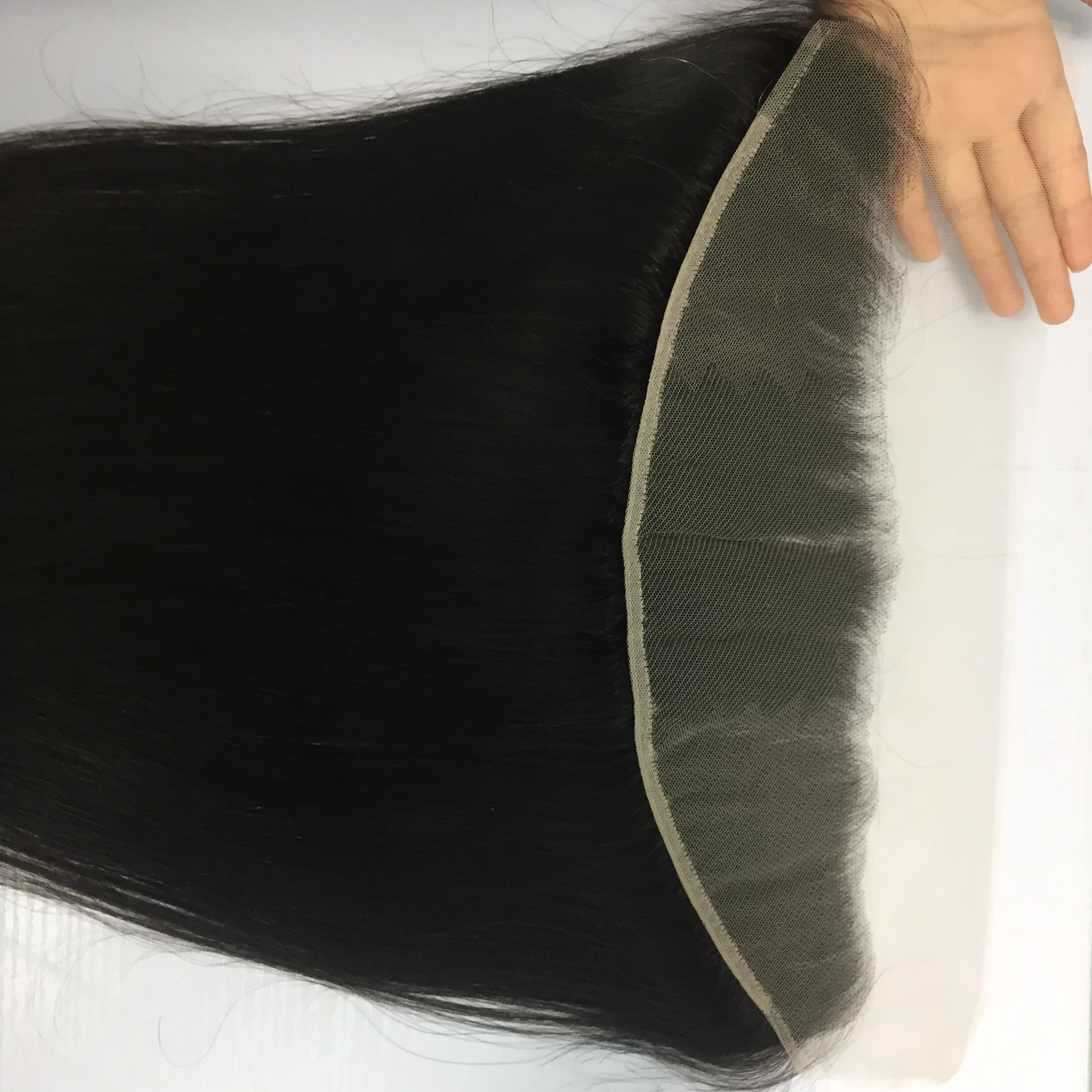 Qingdao hair factory transparent swiss lace frontal virgin hair,13x4 13x6 hd top grade swiss thin lace frontal