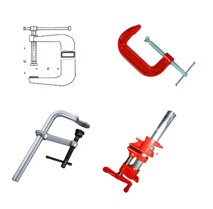 1-4 Inch Heavy duty Woodworking and Welding Metal G Clamp