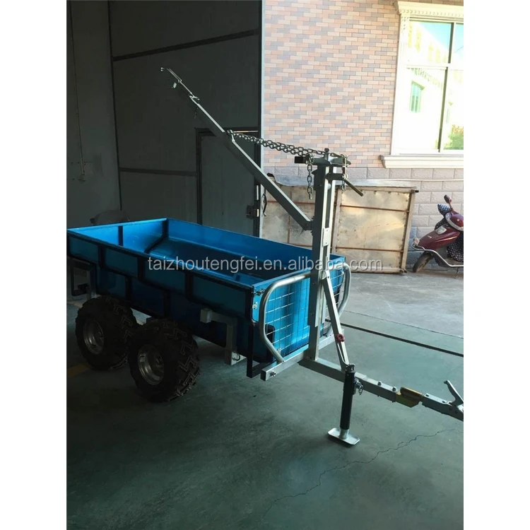 Oem Galvanized Strong Galvanised Cage Box Trailer From China Factory
