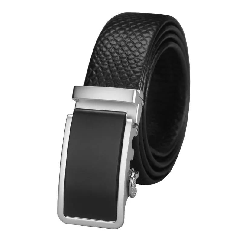 Men popular top brand cowboy europe genuine leather automatic belt