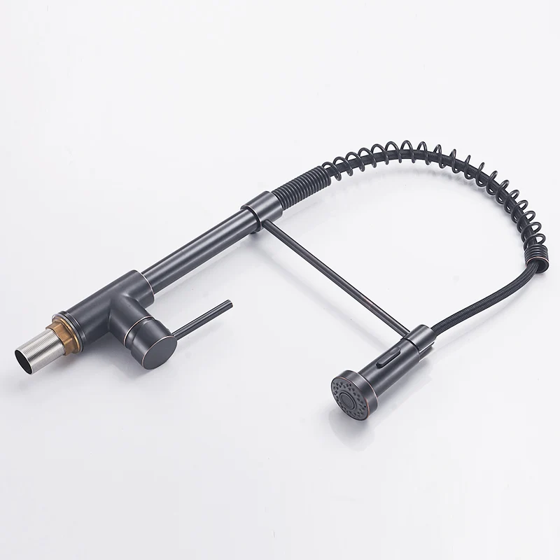 Вращающийся вращающийся 2-функциональный смеситель для выхода воды смеситель кухонный смеситель для украшения дома масляный Бронзовый современный