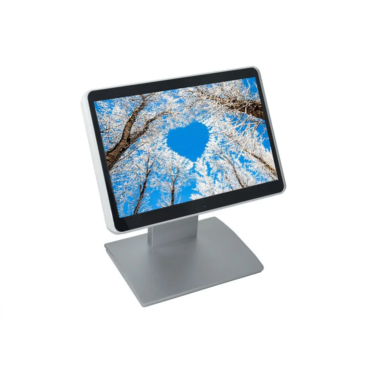 PM1000 pos system 10.1 Inches POS Metal Stand LCD touch screen Monitor all in one terminal