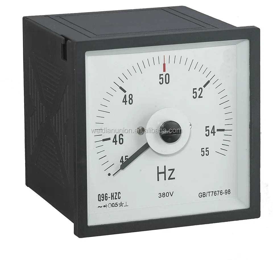 
45-65Hz Square Type Wide indicating Frequency Meter 