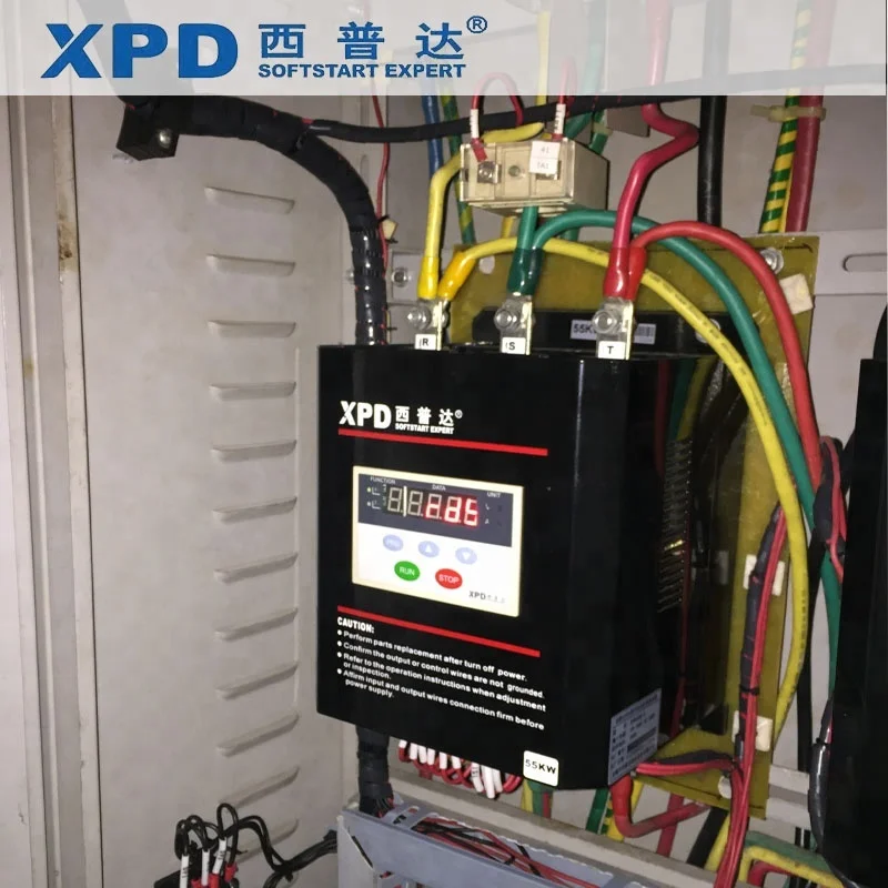 Voltage 7.5KW 200KW 380V 3 Phase Motor Soft Starter Pump Control Panel For Pump Motor/Air Compressor/Crusher