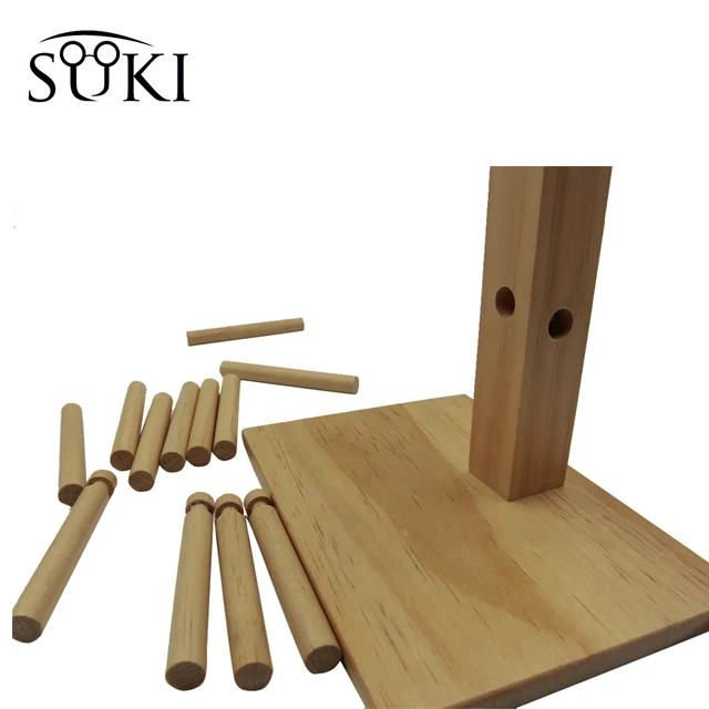 Bamboo Sunglass Racks Glasses Display Stand Wood Shelf Stand