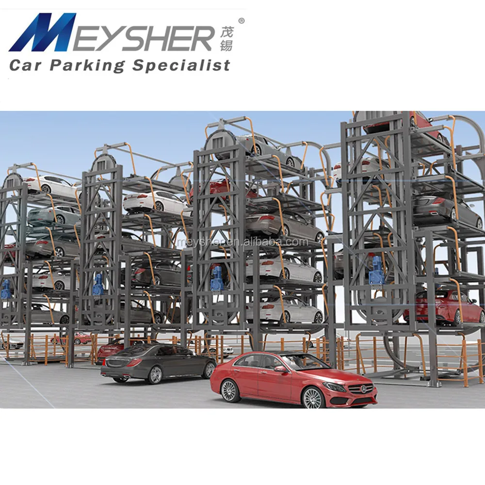 PLC control vertical rotary car parking system automated parking equipment smart parking lift with CE certification