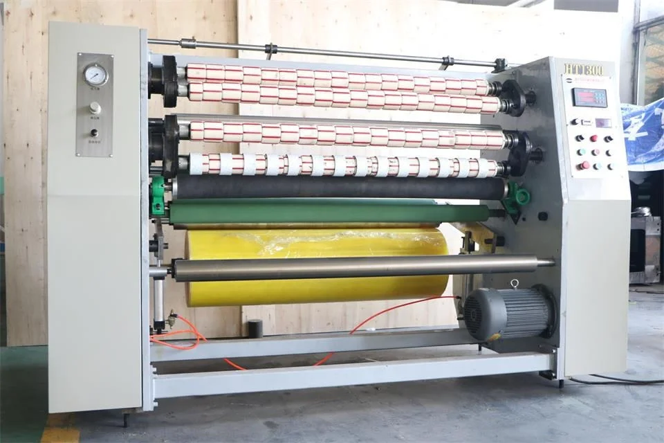 
Aluminum foil plastic film small label bopp tape mini thermal paper jumbo roll automatic slitting machine for sale price 