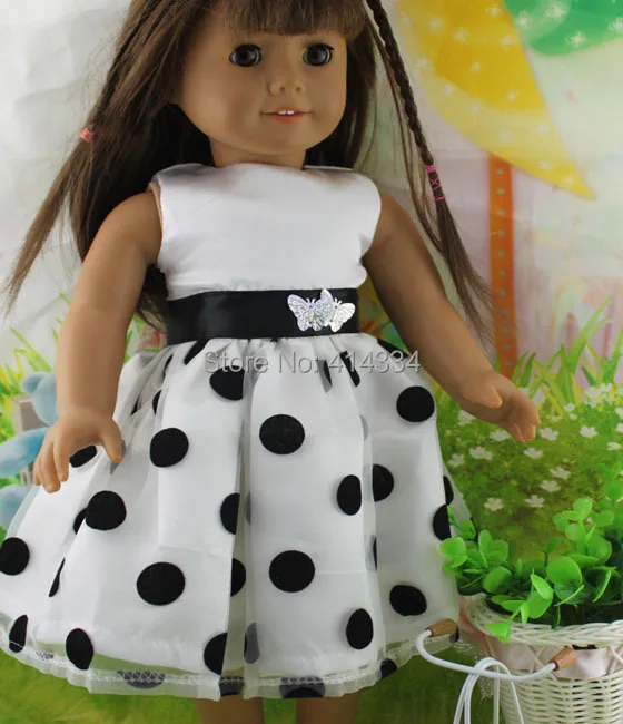 Free shipping hot 2014 new style Popular 18 American girl doll clothes dressb29