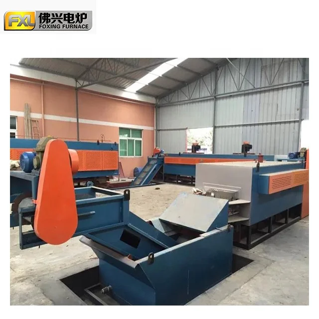 RWQ-120-10 Continuous mesh belt conveyor heating treatment furnace