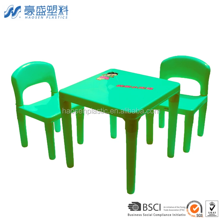 School furniture table and chair set for study