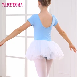 Балетка с коротким рукавом и бантом