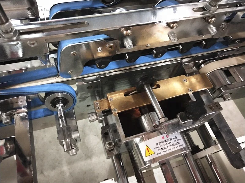 ZH-500 Modern hot sell corrugated paper box mini automatic folder gluer machine