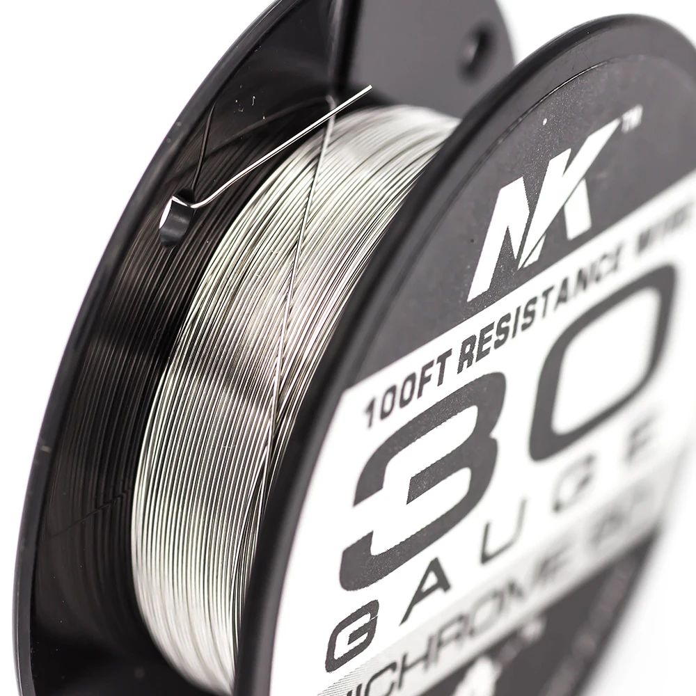 Китай оптовая продажа NK нихромовый провод для электронной сигареты AWG 20 22 24 26 28 30 32 34 36 38 калибр ни80