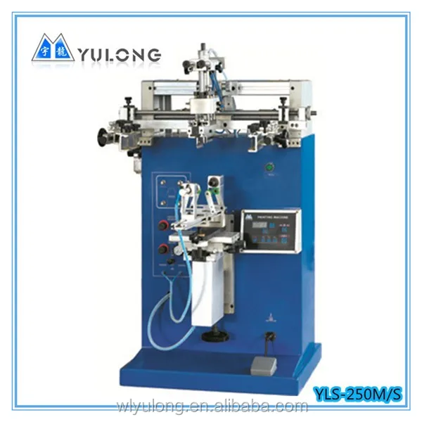 Plastic Bottle cup cylinder skil screen printer YLS-250M/S