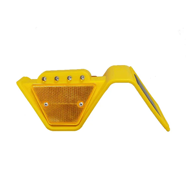 traffic safety road Photocontrol Outstanding Visibility PP Solar Guardrail Lights