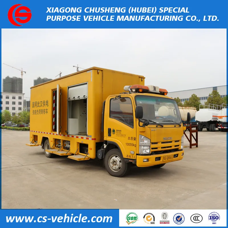 
China 6-Wheels Generator Mobile Emergency Power / Electric Supply Truck for Sale 