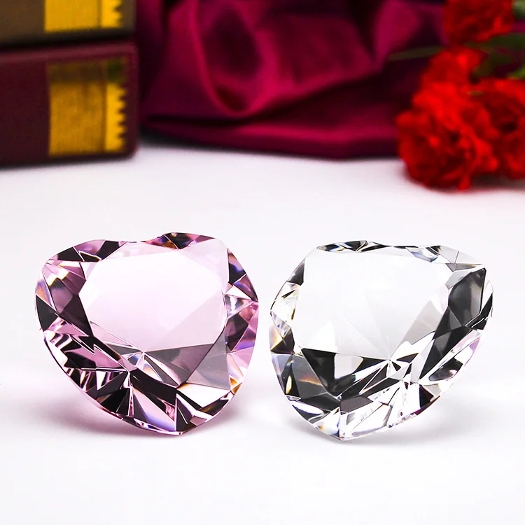 Wholesale Custom 60mm 80mm 100mm 200mm Crystal Diamond with Polished Wedding Decoration gift