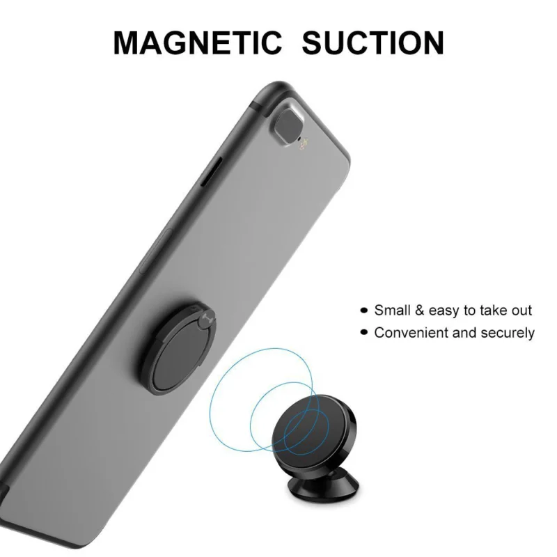 Недорогой Магнитный вращающийся на 360 градусов кольцевой держатель с логотипом в подарок, кольцевой держатель для мобильного телефона