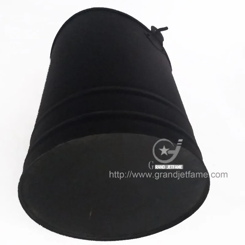 fireplace accessories matt black metal coal holder iron ash bucket