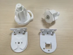 Haoyan Aluminum 38mm tube bottom rail roller zebra blinds brackets accessories