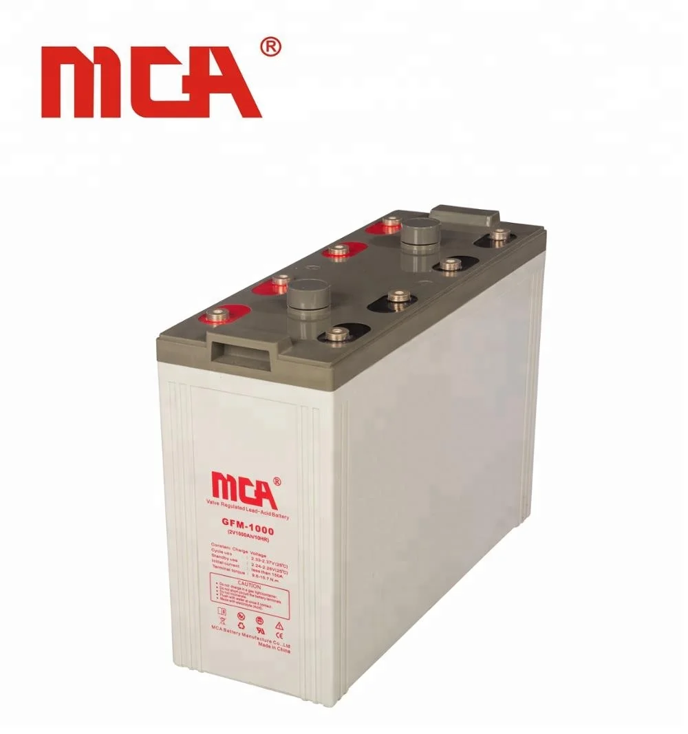 MCA Solar Energy System Battery 2V 800Ah Pure Lead AGM Battery
