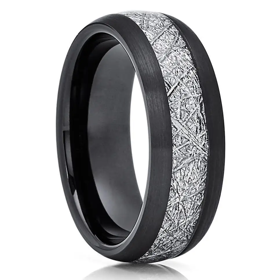 
12MM Width matte finished tungsten carbide rings for men 