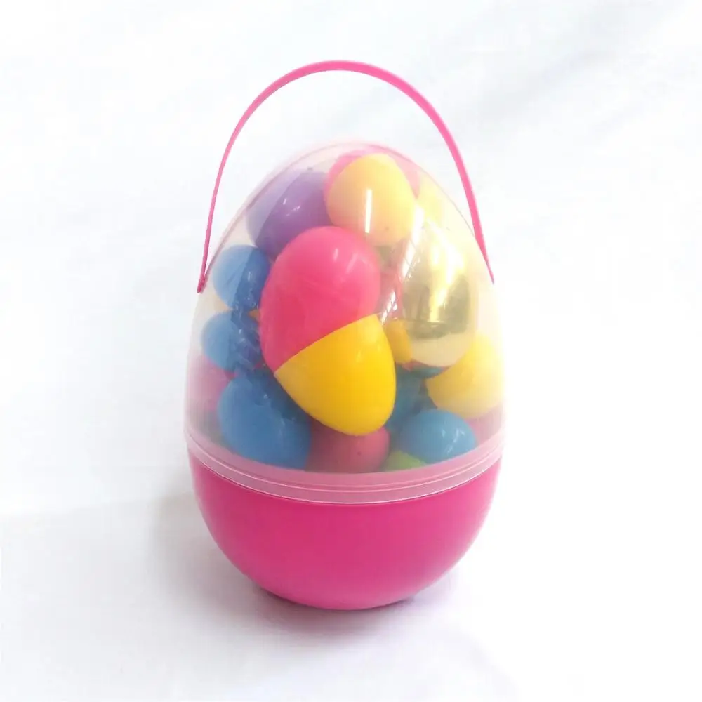 Красочное рекламное Дешевое Пластиковое гигантское пасхальное яйцо шоколада