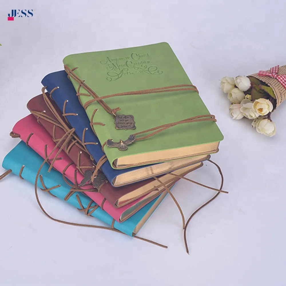 New Arrival PU Leather Notebook Notepad with Elastic Rope