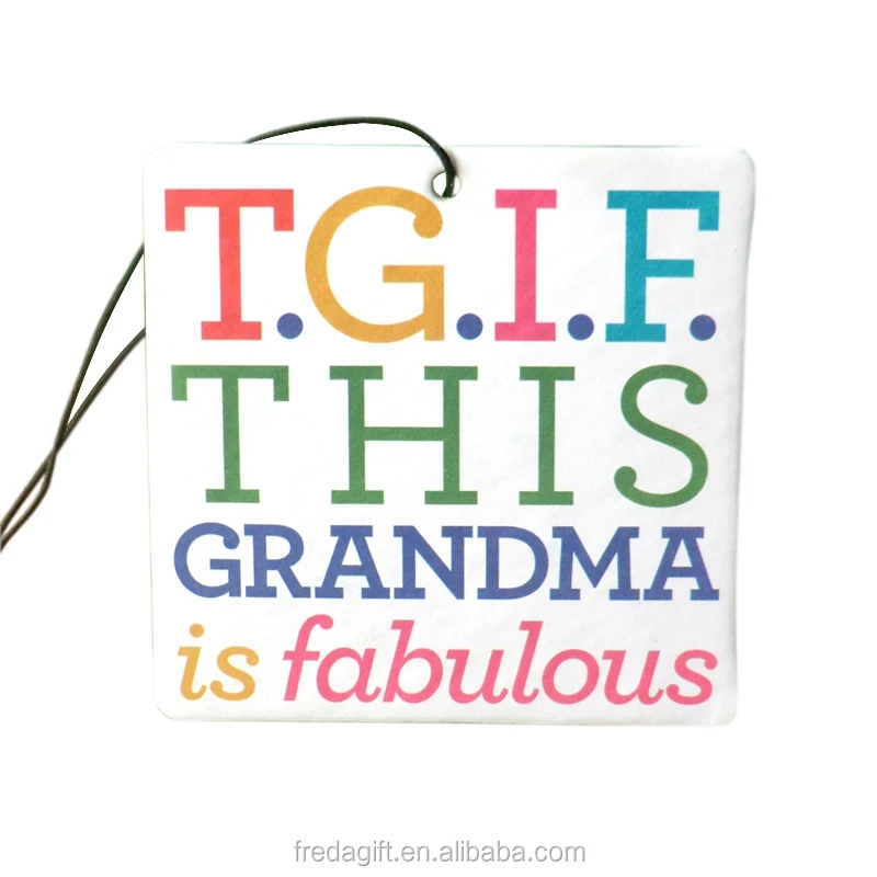 
Fashion design hanging paper cheap car air freshener attractive scented car perfume for luxury cars 